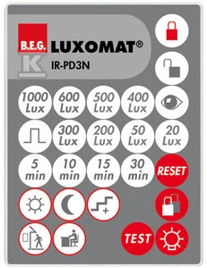 B.e.g IR-PD3N NUOTOLINIO VALDYMAS