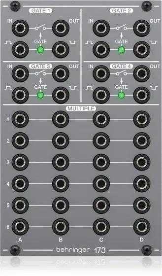Behringer 173 QUAD GATE/MULTIPLES Modulis syntezatora modularnego