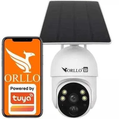 Belaidė 4G LTE besisukanti IP kamera su Orllo TZ1 PRO saulės baterija
