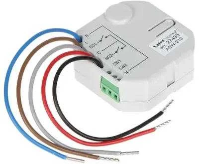 BELAIDIS DVIEJŲ KANALŲ VALDIKLIS 230V AC ASW-210 ABAX/ABAX2 SATEL