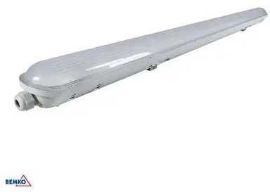 Bemko 33W LED linijinis šviestuvas BALWIR, pilkas, 6000K, IP65