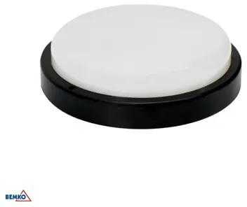 Bemko 18W LED plafonas KANLO, juodas, 4000K, IP54, 120°