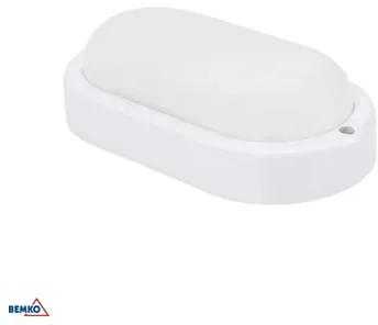 Bemko 8W LED plafonas KANLO, baltas, 4000K, IP54, 120°