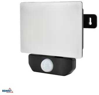 Bemko 20W LED prožektorius su judesio davikliu LFX, juodas, 4000K, IP65