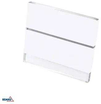 Bemko 1,2W LED sieninis šviestuvas laiptų apšvietimui STEPPER, baltas, 6000K