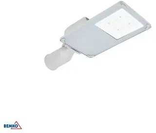 Bemko 30W LED gatvės šviestuvas JAGER, pilkas, 4000K, IP66
