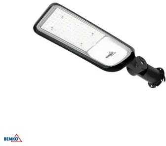 Bemko 100W LED gatvės šviestuvas JAZMIN, juodas, 4000K, IP65, 140°x70°