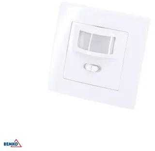 Bemko Įleidžiamas judesio daviklis, baltas, IP20, max 500W, 160°, max 9m