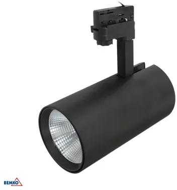 Bemko 12-40W LED akcentinis šviestuvas į 3 fazių bėgelį VASKO, baltas, 3000K