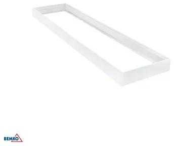 Bemko LED panelės montavimo rėmelis, baltas, 120x30cm