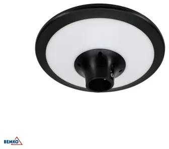 Bemko 15W LED gatvės šviestuvas su saulės baterija ir judesio davikliu, juodas, 4000K, IP65