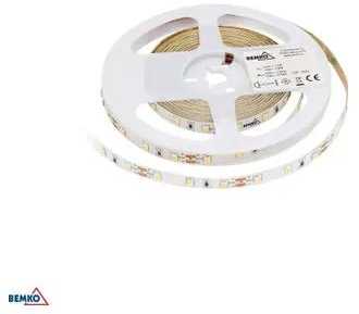 Bemko 4,8W/m LED juosta PREMIUM, 12V, 4000K, 5m ritė