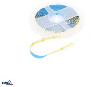 Bemko 7W/m COB LED juosta PREMIUM, 12V, 320LED/m, 4000K, IP20, 5m ritė