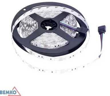 Bemko 7W/m COB LED juosta PREMIUM, 12V, 320LED/m, 3000K, IP20, 5m ritė