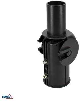 Bemko Gatvės šviestuvo (50W) montavimo adapteris, juodas