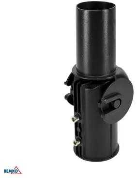 Bemko Gatvės šviestuvo (150W) montavimo adapteris, juodas