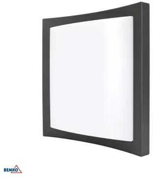 Sieninis šviestuvas Bemko 20W LED sieninis fasado šviestuvas VALANT, grafito sp., 4000K, IP65