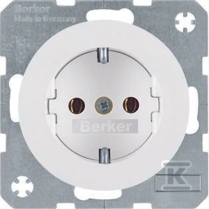 Elektros lizdas Berker R.1/R.3, Elektros lizdo tipas Įprastinis, Spalva Balta