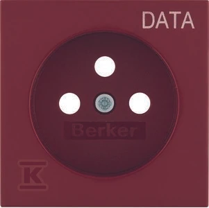 Berker PŁYTKA GN.Z/U DATA Raudonas B.KWADRAT