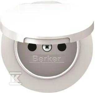 Berker Hager R.1/R.3 lizdo priekinė dalis ir dangtelis baltas (3965832089)