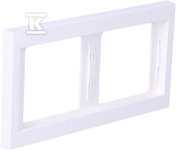 Hager Dvigubas rėmas BERKER baltas - 13637009