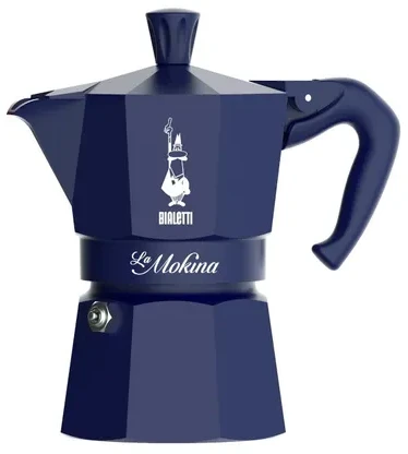 Bialetti 0005411 Rankinis kavos virimo aparatas Mokos gaminimo indas 0,04 L Mėlyna