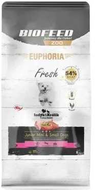 Šunų Maistas - BIOFEED Euphoria Fresh Junior Mini & Small Kalakutiena su Triušiu 8kg