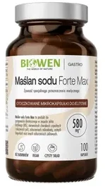 Biowen Maisto papildas Natrio butiratas Forte Max 580 mg - 100 kapsulių