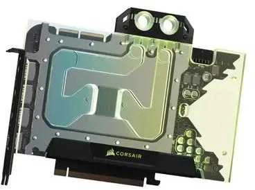 Corsair „Hydro X“ serijos XG5 RGB 3090 Ti FE GPU vandens blokas – akrilas + nikelis