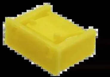 USB lizdo užrakinimas nuo neleistino įjungimo, geltona kištukas (pak. 10 jungčių + raktas) ALANTEC