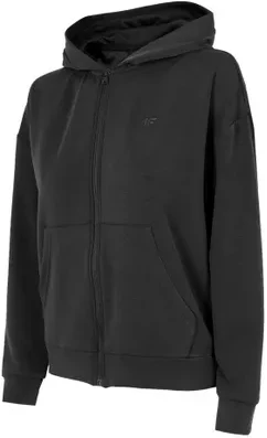 Bluza damska 4F tamsiai juoda H4Z22 BLD041 20S (L)