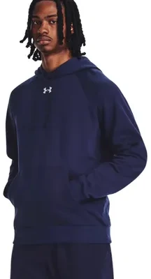 Vyriškas džemperis su gobtuvu Under Armour Rival Fleece, tamsiai mėlynas