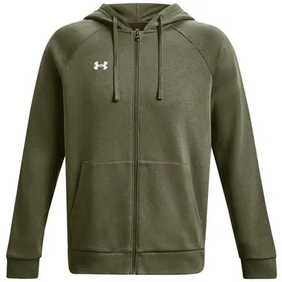 Vyriškas džemperis su gobtuvu Under Armour Rival Fleece, chaki