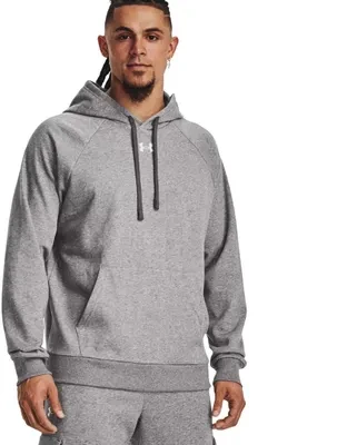 Vyriškas džemperis su gobtuvu Under Armour Rival Fleece, pilkas