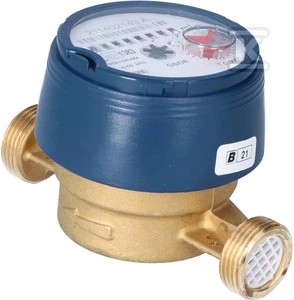 BMETERS Antgamnetinis vandens skaitiklis GSD8-I Šaltasis vanduo, 1 / 2 "AF Q3-1,6 m3 / h, Tmax: 50 ° C, L = 110mm, MID R100 / R50 AM