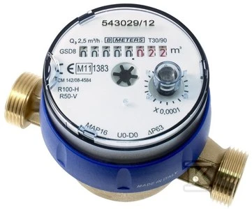 BMETERS Vandens skaitiklis GSD8-RFM šaltas vanduo 1/2 AF 2,5m3/h C klasė