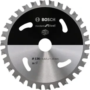 „Bosch PRO for Steel“ akumuliatorinis 136x20x1.6/1.2x30T