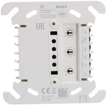 Bosch FLM-420-RLV1-D Žemos įtampos relės modulis su 1 relės išėjimu, DIN