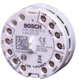 Bosch FLM-420-RLV1-E Žemos įtampos relės modulis su 1 relės išėjimu, įmontuotas