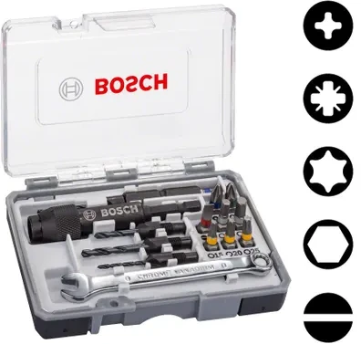 Grąžtas Bosch 20 dalių komplektas Extra Hard HSS