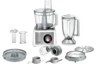 Bosch virtuvinis kombainas MultiTalent 8 MC812S820 Baltas/Sidabrinis, 1250 W, 3.9 L