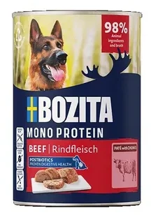Šunų maistas - BOZITA Monoprotein Pate jautiena 400g Grain-Free Gluten-Free