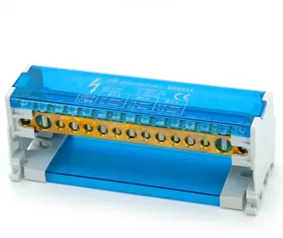 ELS Elektrotechnika Blok rozdzielczy mostek na szynę TH listwa 2x15 (BR8215)