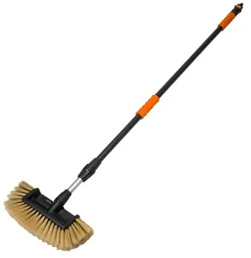BRADAS AUTOMOBILINIS PLOVIMO ŠEPETYS SOFT SU VOŽTUVU TELESKOPINIS 150-250cm 4-PUSIS