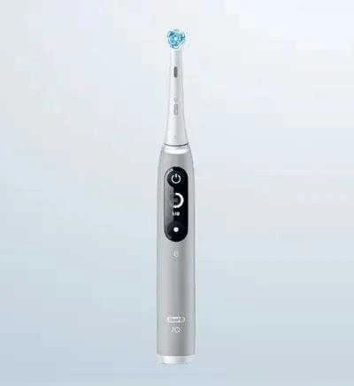 Braun Oral-B iO Series 6, elektrinis dantų šepetėlis, Pilkos spalvos