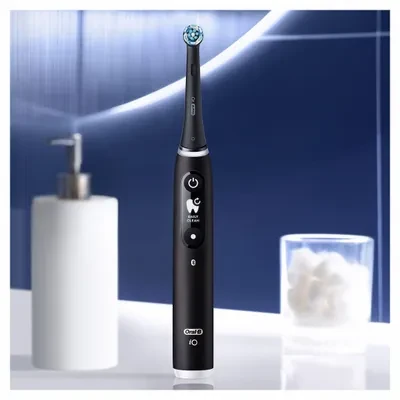 Braun Oral-B iO Series 6 Duo Set Juodas Lava/Rožinė Sand