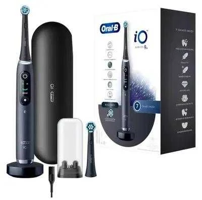 ORAL-B iO Series 9 Elektrinis dantų šepetėlis, juodos spalvos