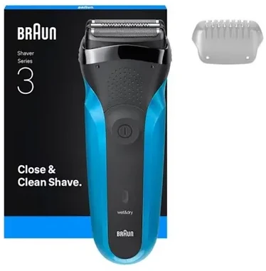 310s barzdaskutė Braun Series 3 Juodas/Blues