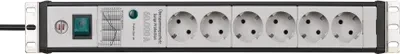 Brennenstuhl Splitter 3 m 6 x socket jungiama į tinklą inner juoda, light pilka (1156057696)
