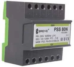 Breve PSS 80N modulinis transformatorius su etiketės duomenimis